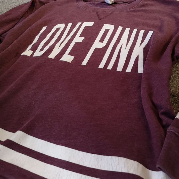 🔵 3/$30 PINK Size Medium Oversized Longsleeve Pullover Sweater - Picture 14 of 16